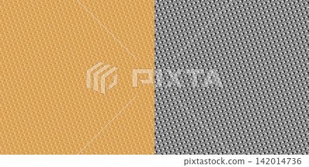 Orange Plain Micro Pattern and Mask Comparison Split Seamless 142014736