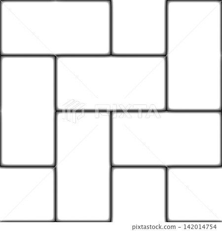 White Architectural Block Grid Outline Seamless Mask 142014754