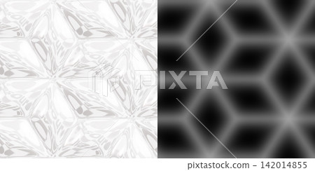 White Plastic Diamond Texture and Map Comparison Split White Plastic Diamond Texture and Map Comparison Split 142014855