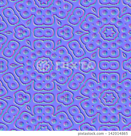 Digital Glitch Mandala Normal Map Texture Digital Glitch Mandala Normal Map Texture 142014865
