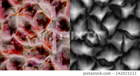 Dark Ornate Mythological Relief and Map Comparison Split Dark Ornate Mythological Relief and Map Comparison Split 142015211