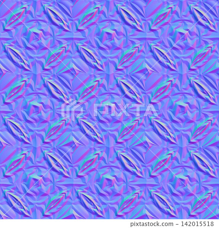 Elegant Symmetrical Ornament Normal Map Elegant Symmetrical Ornament Normal Map 142015518