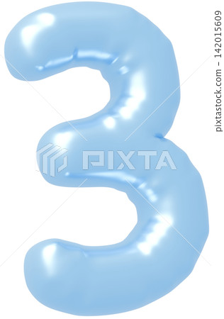 3D image_balloon_3_light blue 3D image_balloon_3_light blue 142015609