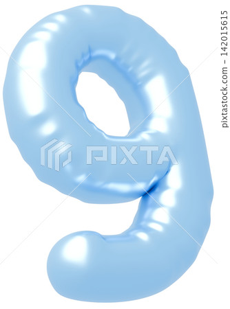 3D image_balloon_9_light blue 3D image_balloon_9_light blue 142015615