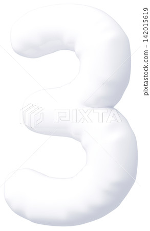 3D image_balloon_3_white 3D image_balloon_3_white 142015619