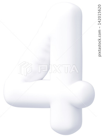 3D image_balloon_4_white 3D image_balloon_4_white 142015620