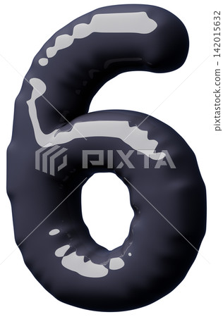 3D image_balloon_6_black 3D image_balloon_6_black 142015632