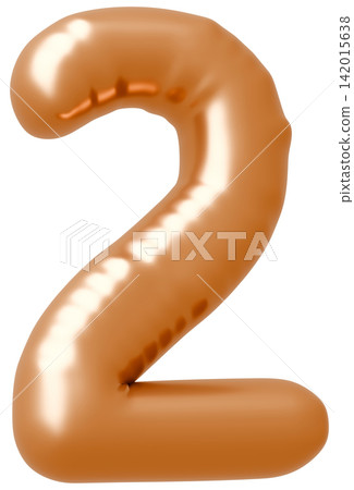 3D image_balloon_2_gold 142015638