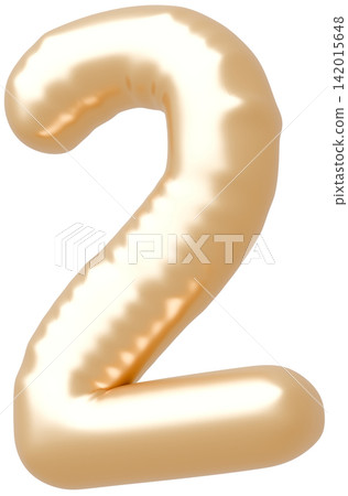 3D image_balloon_2_gold 3D image_balloon_2_gold 142015648