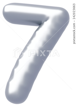 3D image_balloon_7_silver 3D image_balloon_7_silver 142015663