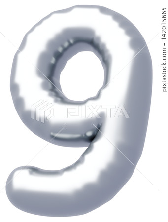 3D image_balloon_9_silver 3D image_balloon_9_silver 142015665