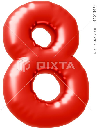 3D image_balloon_8_red 142015684