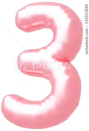 3D image_balloon_3_pink 3D image_balloon_3_pink 142015699