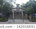 夏日清晨的大山神社 142016691