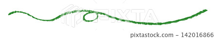 Various line materials drawn with crayons (Green 5) Various line materials drawn with crayons (Green 5) 142016866