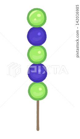 Color illustration of grape and muscat candy Color illustration of grape and muscat candy 142016985