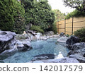 A quiet open-air bath surrounded by greenery 142017579