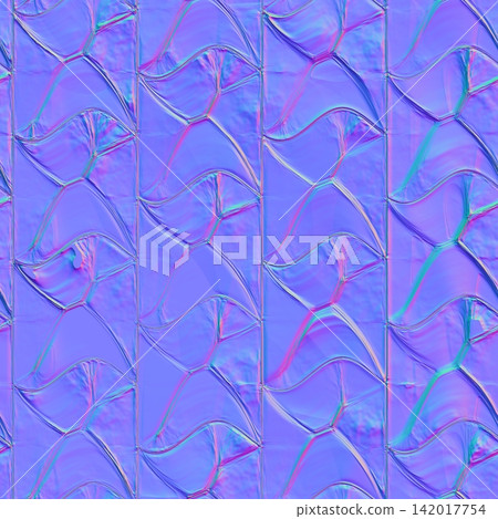 Textured Organic Wave Pattern Normal Map Textured Organic Wave Pattern Normal Map 142017754