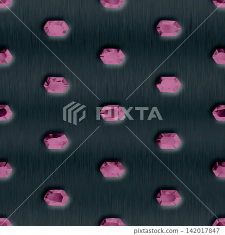 Pink Jewels on Dark Brushed Metal Seamless Texture Pink Jewels on Dark Brushed Metal Seamless Texture 142017847