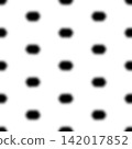 Oval Shape Seamless Stencil Mask Grayscale 142017852