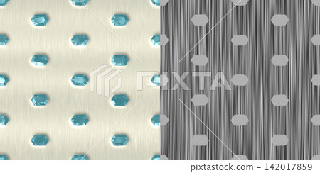 Cyan Gems on Brushed Metal and Height Map Comparison Cyan Gems on Brushed Metal and Height Map Comparison 142017859