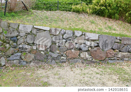 Stone wall of the North Gate of Shoryuji Castle Stone wall of the North Gate of Shoryuji Castle 142018631
