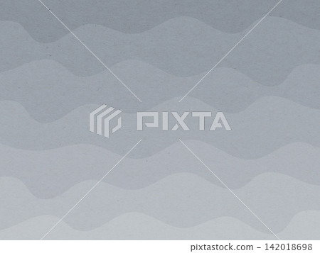 Washi-style wave pattern background (gray, monochrome) Washi-style wave pattern background (gray, monochrome) 142018698