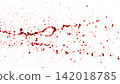Blood Splash in Freeze Motion . Isolated on White Background 142018785