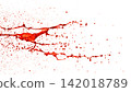 Blood Splash in Freeze Motion . Isolated on White Background 142018789