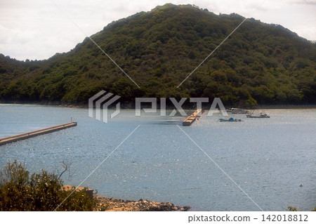 Naoshima's inlet and breakwater Naoshima's inlet and breakwater 142018812
