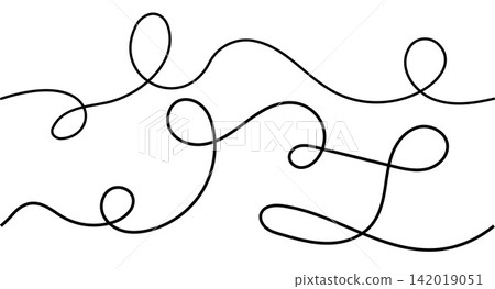 Abstract Squiggly Line Abstract Squiggly Line 142019051