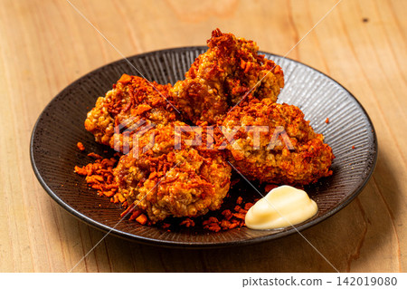 Spicy and invigorating Mao Zedong-spiced fried chicken Spicy and invigorating Mao Zedong-spiced fried chicken 142019080