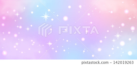 Pastel Princess Cloud Background with Star Bokeh Glow Pastel Princess Cloud Background with Star Bokeh Glow 142019263