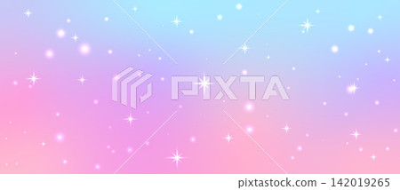 Pink Lavender Galaxy with Star Sparkle and Bokeh Pink Lavender Galaxy with Star Sparkle and Bokeh 142019265