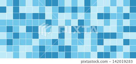 Pool Bottom Ceramic Tile Texture in Geometric Pattern Pool Bottom Ceramic Tile Texture in Geometric Pattern 142019283