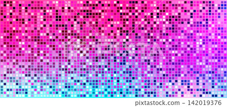 Retro pink disco sequin background with mosaic glitter pattern Retro pink disco sequin background with mosaic glitter pattern 142019376