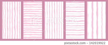 Seamless Hand Painted Baby Stripe Print Seamless Hand Painted Baby Stripe Print 142019922