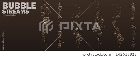 Realistic Champagne Fizzy Bubbles Realistic Champagne Fizzy Bubbles 142019925