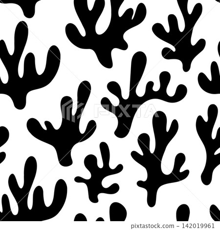 Organic Coral Seamless Pattern Background Design Organic Coral Seamless Pattern Background Design 142019961