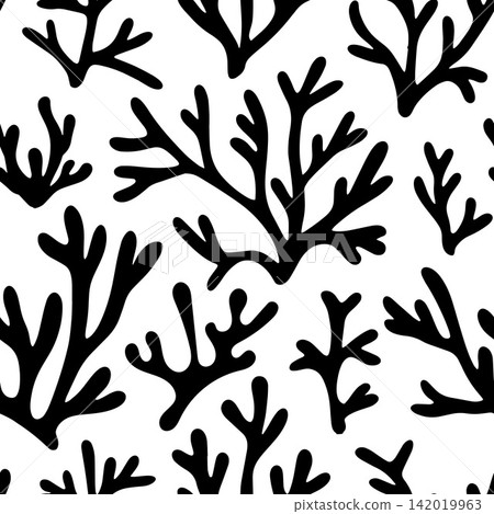Abstract Coastal Coral Pattern Background Texture Abstract Coastal Coral Pattern Background Texture 142019963