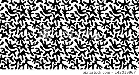Tropical Organic Coral Seamless Texture Design Tropical Organic Coral Seamless Texture Design 142019967