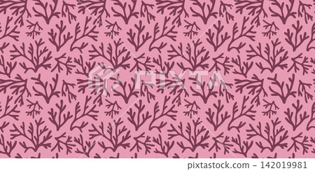 Bright Organic Coral Repeat Pattern Texture Bright Organic Coral Repeat Pattern Texture 142019981