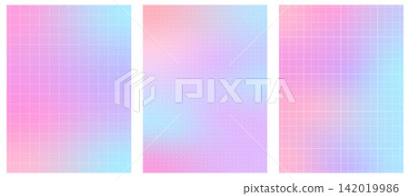Dash Grid Paper Gradient Background Seamless Pattern Set Dash Grid Paper Gradient Background Seamless Pattern Set 142019986