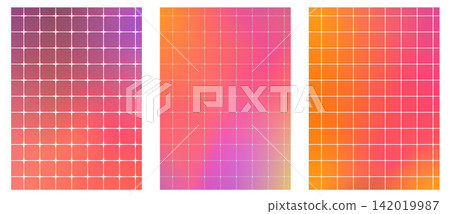 Gradient Dash Grid Paper Notebook Background Collection 142019987