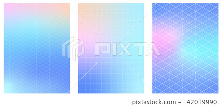 Modern Dash Grid Paper Background Gradient Collection 142019990