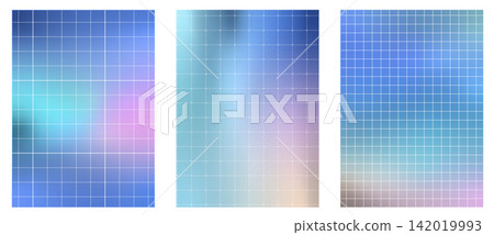 Dash Line Grid Paper Gradient Pattern Collection 142019993