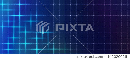 Blue Blueprint Grid Background Sci Fi Technology Interface Blue Blueprint Grid Background Sci Fi Technology Interface 142020026