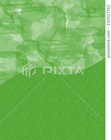 Light green watercolor-style texture and polka dot abstract background material Light green watercolor-style texture and polka dot abstract background material 142021562