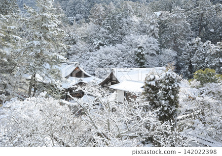 Tenjinan塔雪場面在Nanzenji的在京都 142022398