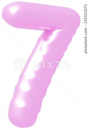3D image_balloon_7_purple 142022873